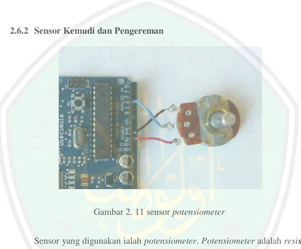 Gambar 2. 11 sensor potensiometer 