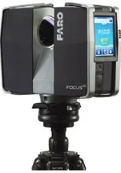 Figure 8: The FARO Focus 3D terrestrial laser scanning system. 