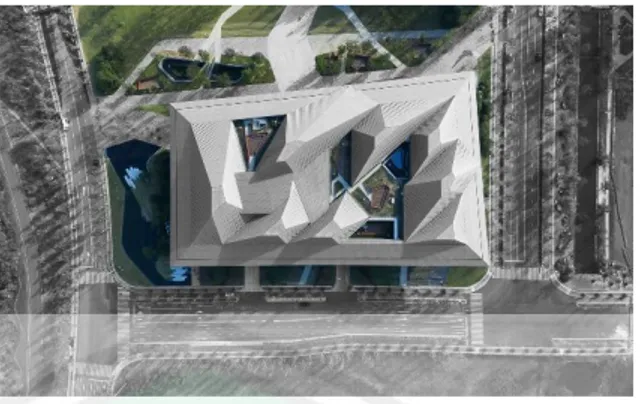 Gambar 2.61. Bentuk bangunan Nanjing Eco-Tech Exhibition Center dari Chinese Dream   House Siheyuan  