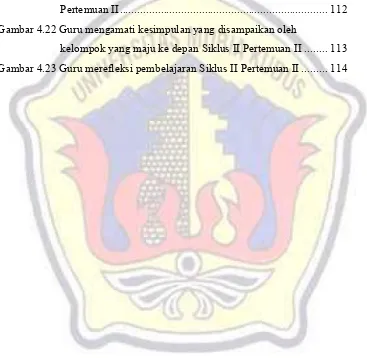 Gambar 4.22 Guru mengamati kesimpulan yang disampaikan oleh  