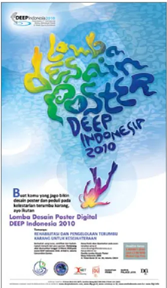 Gambar 15 Poster Lomba Poster Deep Indonesia 2010 