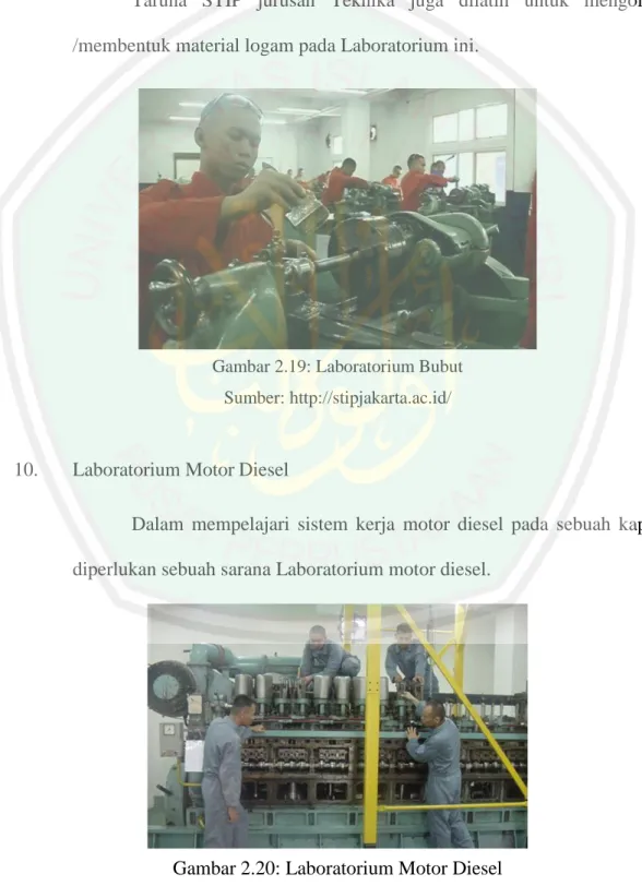 Gambar 2.19: Laboratorium Bubut   Sumber: http://stipjakarta.ac.id/
