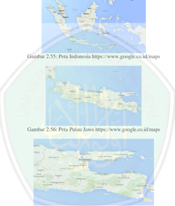 Gambar 2.56: Peta Pulau Jawa https://www.google.co.id/maps 