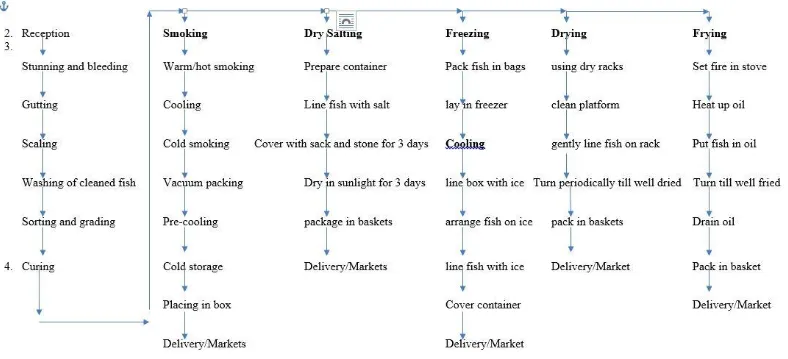 Figure 1: Fish Processing Methods 