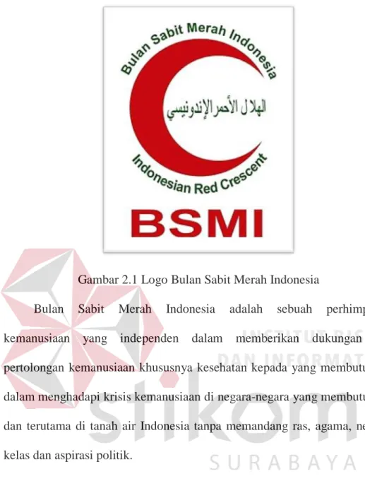 Gambar 2.1 Logo Bulan Sabit Merah Indonesia 
