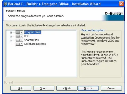 Gambar 3.7 Custom Setup 