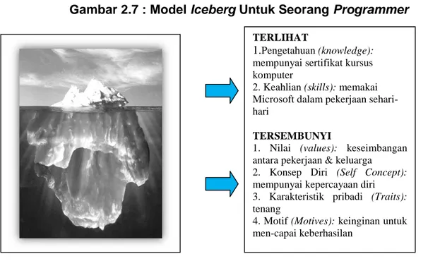 Gambar 2.7 : Model Iceberg Untuk Seorang Programmer 
