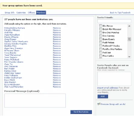 Gambar 4.7  3.  Cara penggunaan facebook 