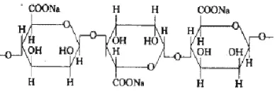 Gambar. 2. Struktur natrium alginat 