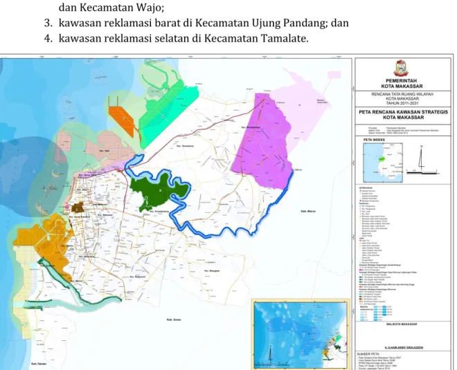 Gambar 4. Peta Kawasan Strategis Kota Makassar 
