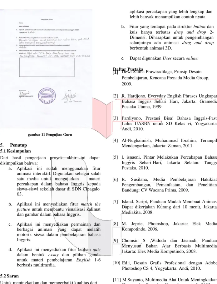 gambar 11 Pengujian Guru 