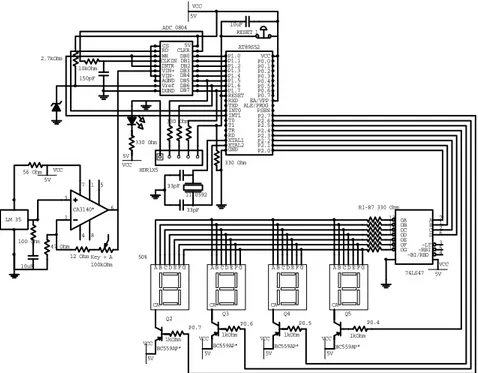 Gambar 3  Rangkaian integrasi sistem pendeteksi panas 