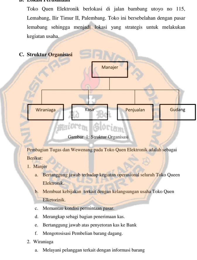 Gambar  1: Struktur Organisasi 