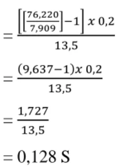 Tabel 2 . Perbandingan hasil perhitungan dengan data eksisting 