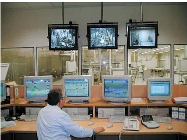 Gambar HMI (Human Machine Interface) pada Sistem Kontrol 