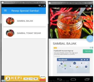 Gambar 10. Aplikasi dan iklan berjalan lancar 