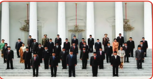 Gambar 4.1 Para anggota kabinet (menteri).