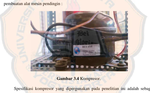 Gambar 3.4 Kompresor. 