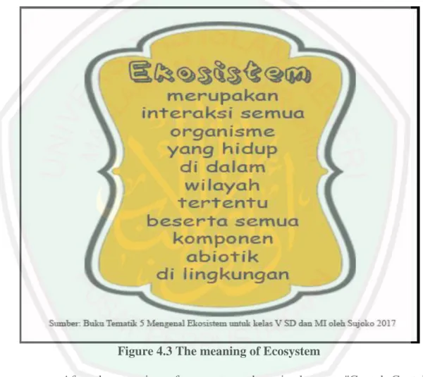 Figure 4.3 The meaning of Ecosystem 
