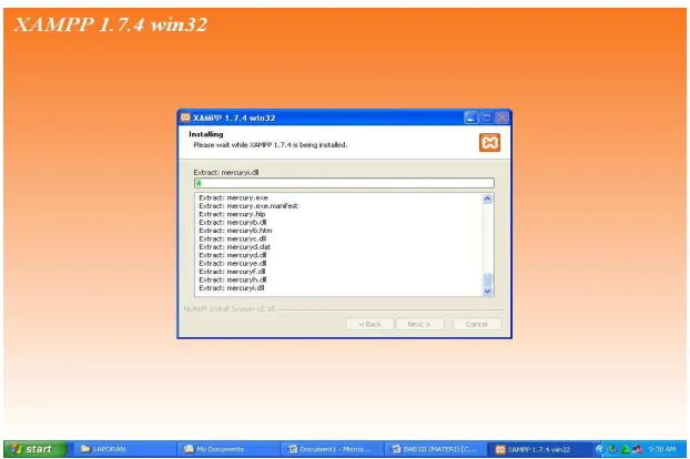 Gambar 3.10  XAMPP Option 