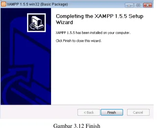 Gambar 3.12 Finish 