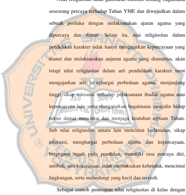 Gambar 2.2 merupakan nilai-nilai utama pendidikan karakter yang  ada dalam program Penguatan Pendidikan Karakter (PPK)