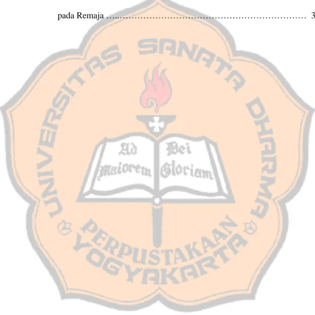 Gambar 1. Skema Hubungan antara Konformitas Teman Sebaya dan Materialisme pada Remaja …..………………………………………………………  30