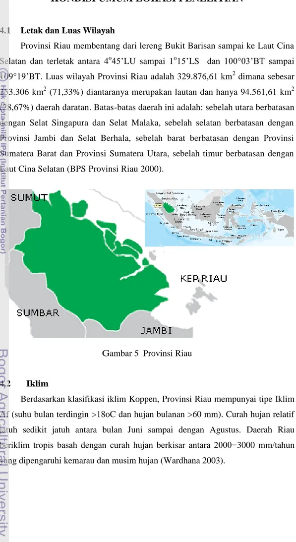 Gambar 5  Provinsi Riau 