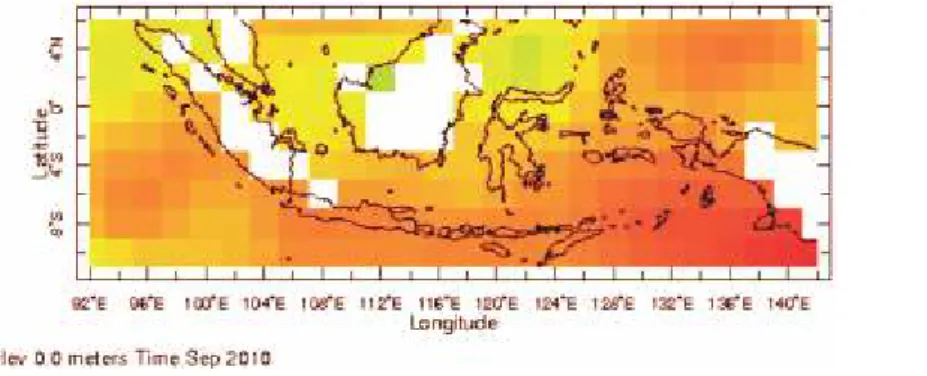 Gambar 1. Domain SST grid perairan Indonesia