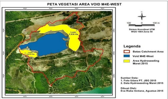 Gambar 8 . Peta Vegetasi Area Void M4E-West 