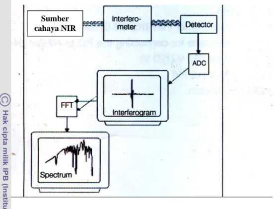 Gambar 4. Skema NIR Spectroscopy 