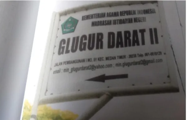 Gambar 2 : Keadaan di dalam MIN Glugur Darat II Kecamatan Medan Timur 