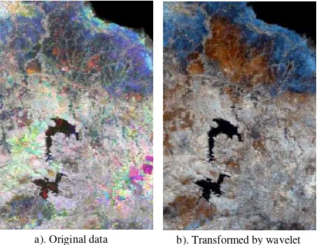 Figure 3. The result of filtering on MODIS image. 