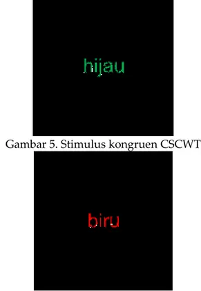 Gambar 4. Tampilan pesan netral 60 detik  Computerized Stroop Color-Word Test 