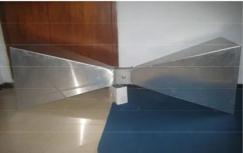 Gambar 6. Hasil fabrikasi antena Bi-Horn 