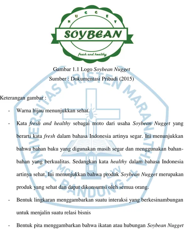 Gambar 1.1 Logo Soybean Nugget  Sumber : Dokumentasi Pribadi (2015) 
