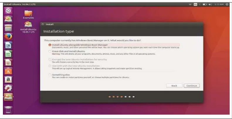Gambar Langkah Ketiga install Linux Ubuntu 