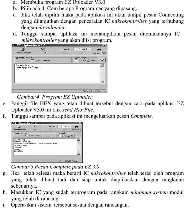 Gambar 4  Program EZ Uploader 