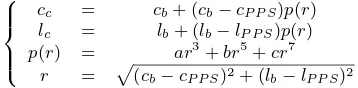Figure 3: Systems of coordinates used