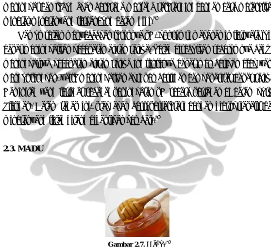 Gambar 2.7. Madu.  24 2.3.1. Definisi 