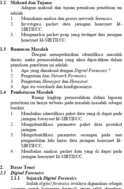 Gambar 2.1 Komponen Digital Forensics 