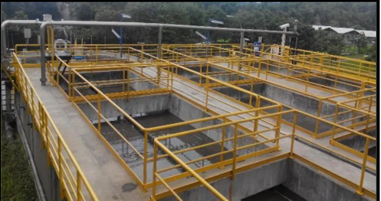 Gambar 4.8 Methane Upflow Reactor (MUR)  5.  Aeration Basin (AB) 