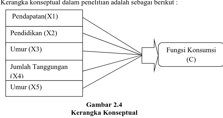 Gambar 2.4 Kerangka Konseptual 