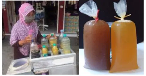 Gambar 2. Penjualan jamu KUBE YARAISYA di Jatinom Klaten sebelum penerapan PKM 