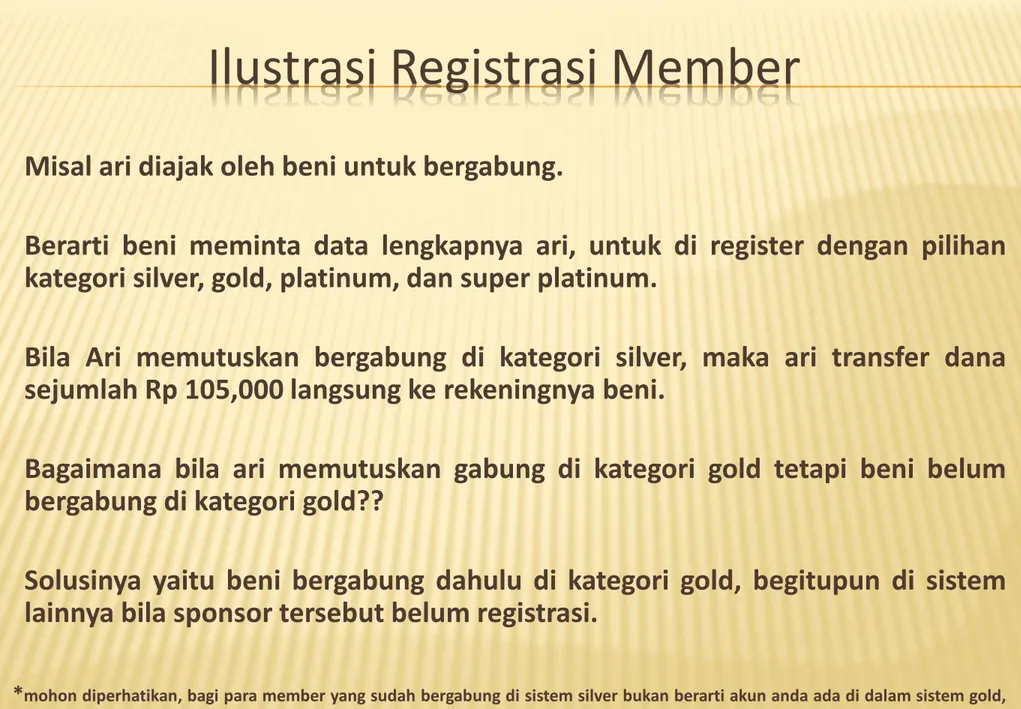 Ilustrasi Registrasi Member