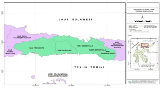 Gambar 1. Peta Lokasi Penelitian Figure 1. Map of Study Site