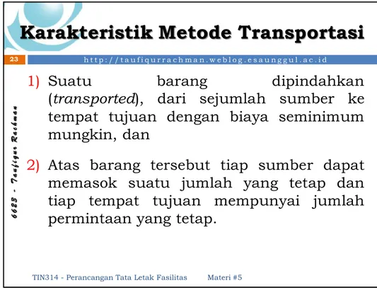 Gambar Model Transportasi