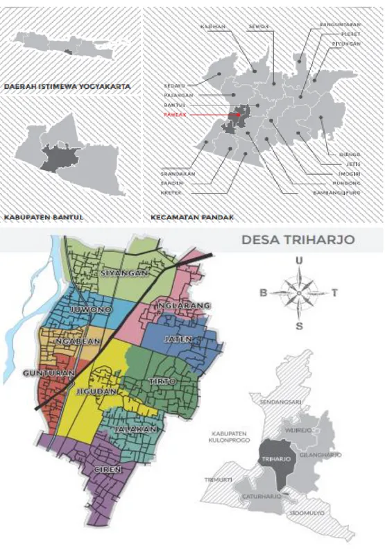 Gambar : Peta Desa Triharjo 