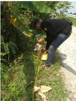 Gambar 4. Pemasangan aki dan sensor 
