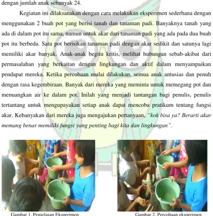 Gambar 1. Penjelasan Eksperimen 